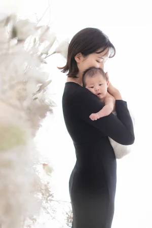 ママだけのマタニティ＆ママとニューボーンフォト Special Planの写真撮影