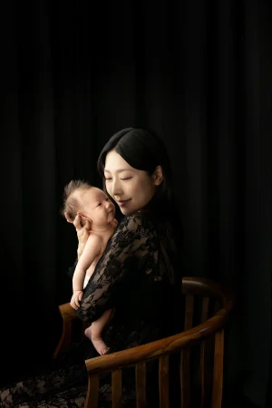 ママだけのマタニティ＆ママとニューボーンフォト Special Planの写真撮影